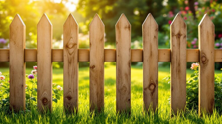 Staketenzaun im Garten: Natürlich, langlebig und stilvoll