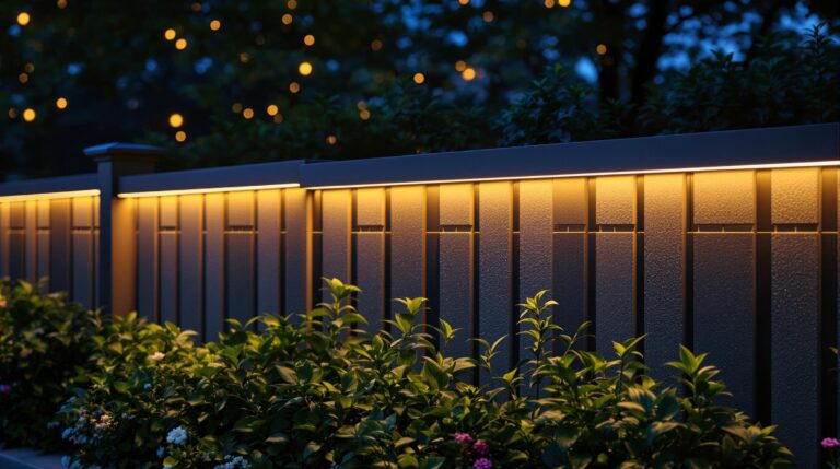 LED-Leiste für den Gartenzaun: Ideen für stimmungsvolle Beleuchtung
