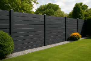 Bild von Zaun anthrazit
