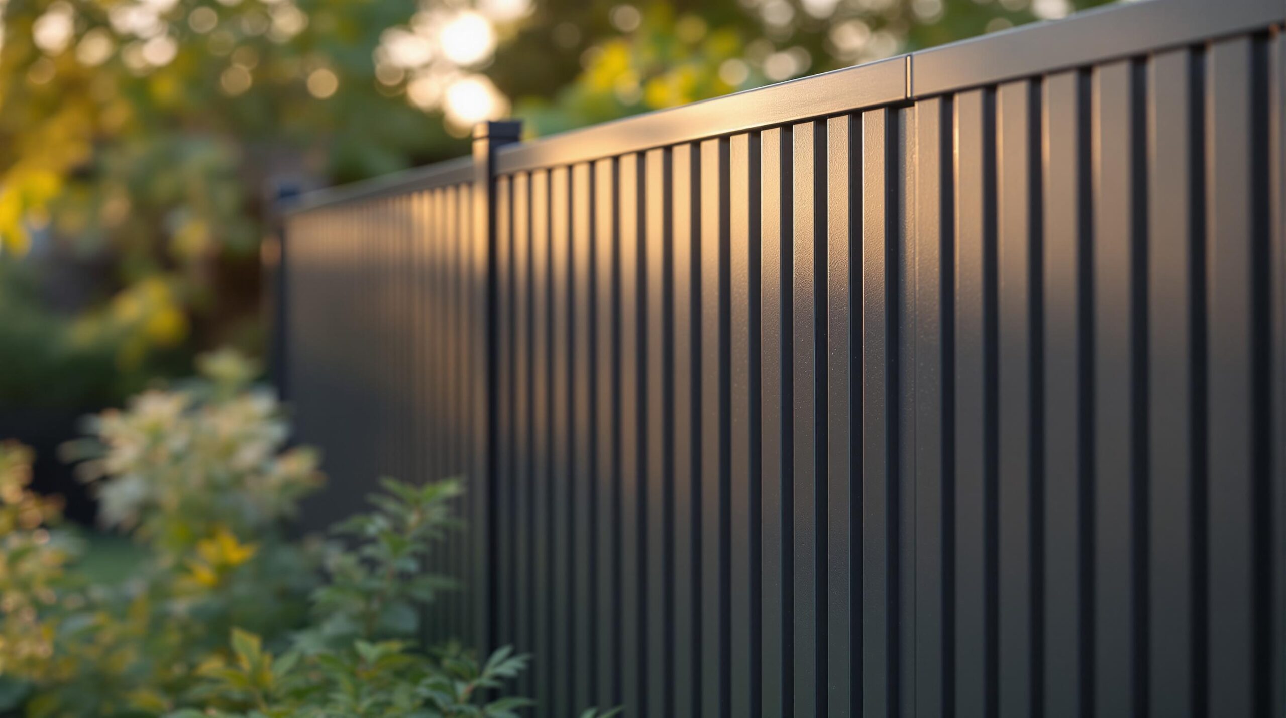 Gartenzaun in Anthrazit: Elegant, pflegeleicht und zeitlos