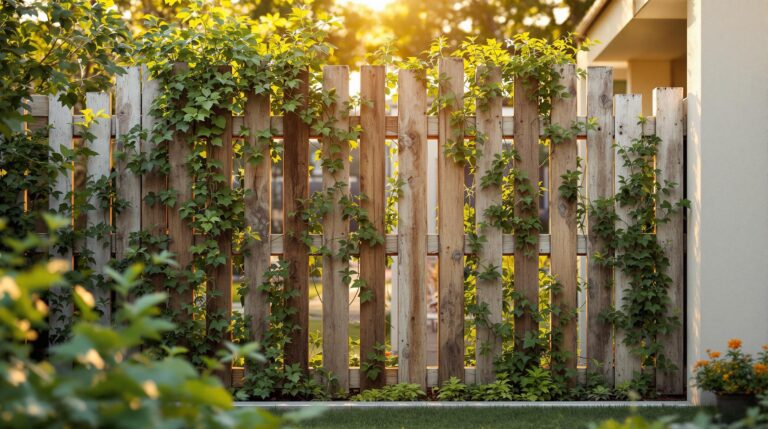 Sichtschutz aus Paletten: Upcycling für deinen Garten