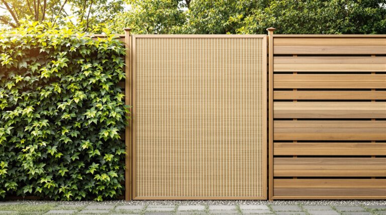 Sichtschutz für Gartenzaun: Pflanzen, Matten oder Holz?